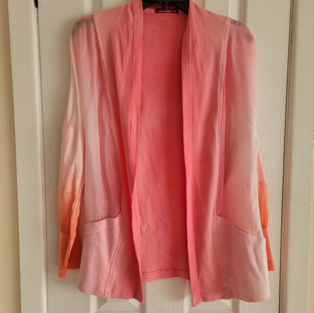 Barbara Lesser Pink Ombre sweater